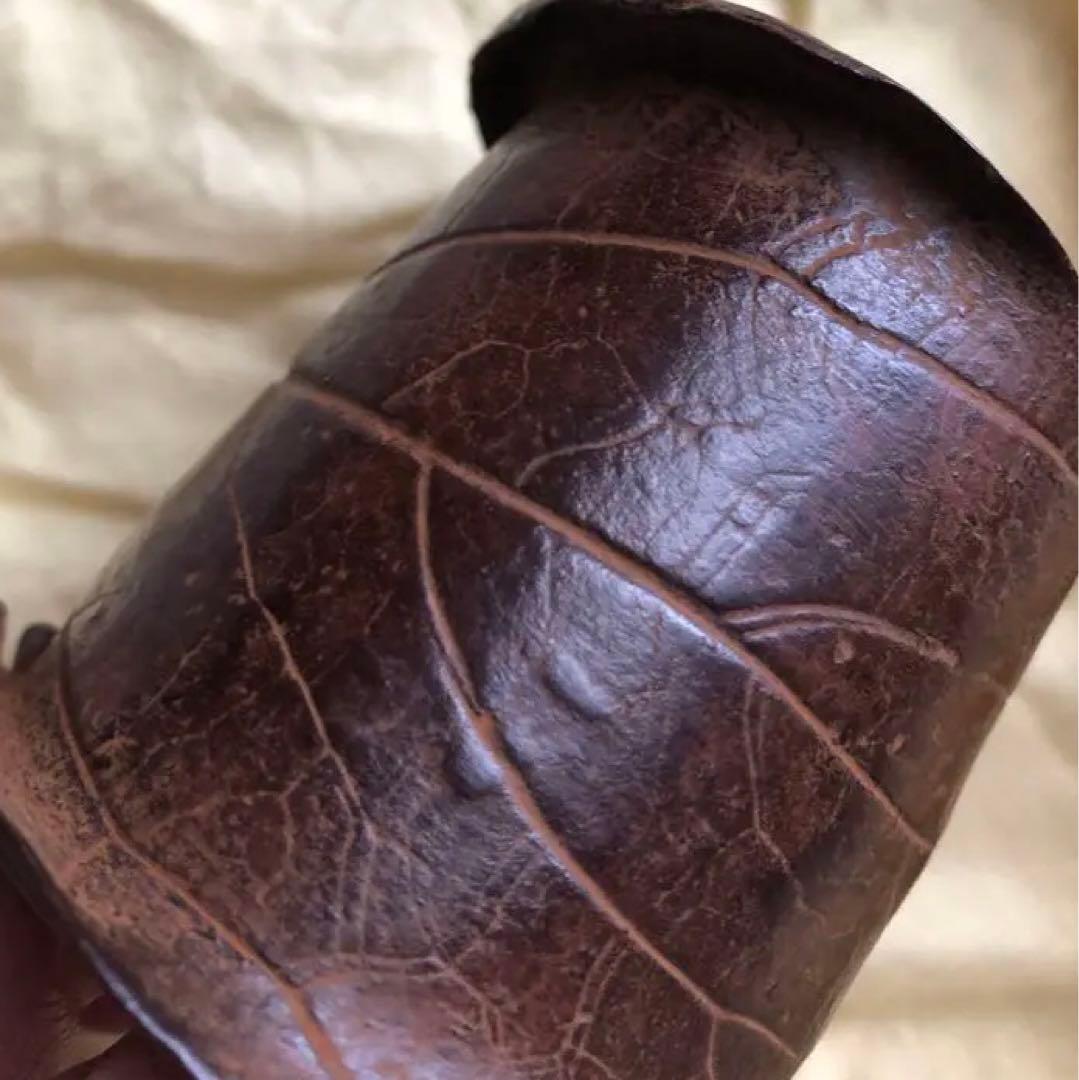 蓋置　一葉　須賀月真氏作　共箱入