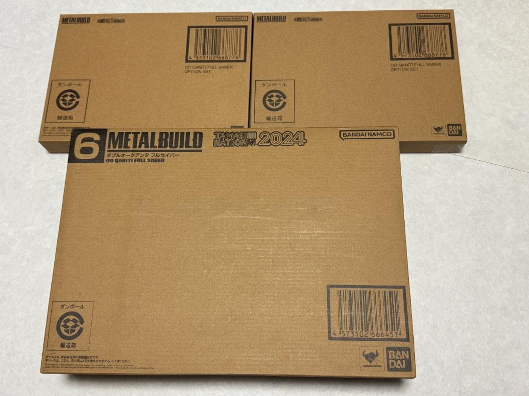 【新品】24 記念商品 メタルビルド 00クアンタ フルセイバー＋専用OPS×2