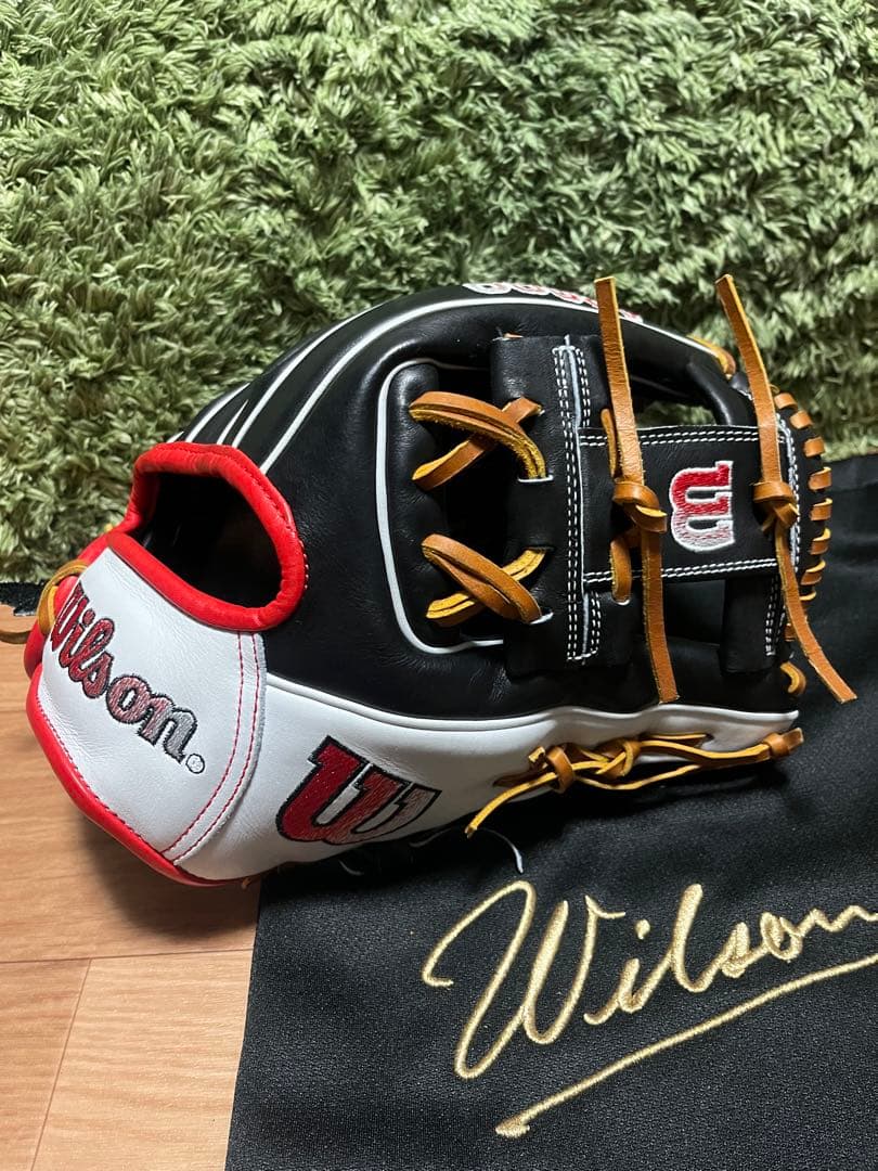 美品 Wilson A2000 1975 硬式内野手用グラブ ブラック×ホワイト