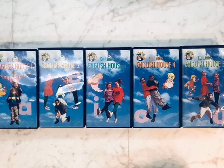 チャスピー　TDK えいごまめ博士ワードブック　ビデオ・ワークブックセット