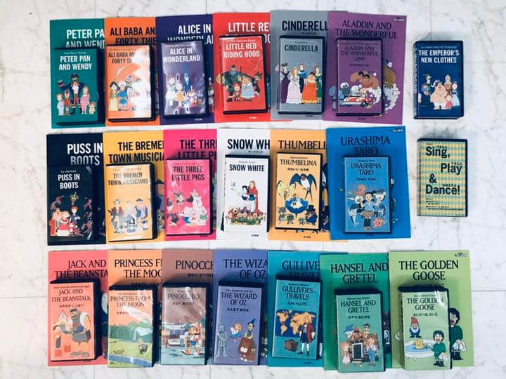 チャスピー　TDK えいごまめ博士ワードブック　ビデオ・ワークブックセット