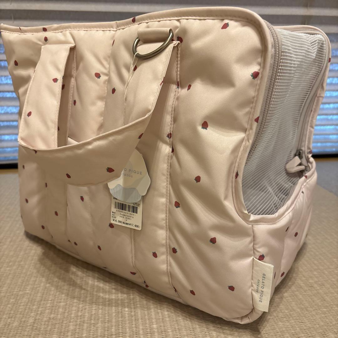 GELATO PIQUE ストロベリープリント キャリーバッグ