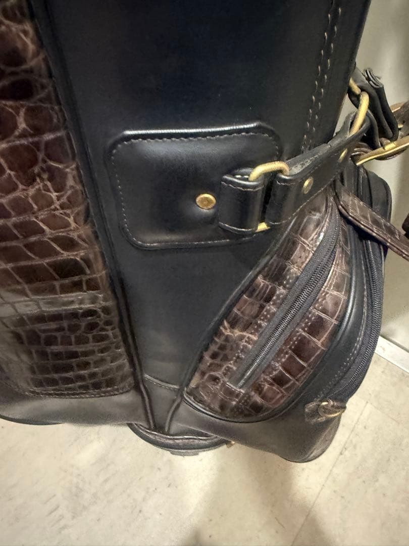 ブルガリ　ゴルフ　キャディ　バッグ　ヴィンテージ キャディバッグ　ゴルフバッグ