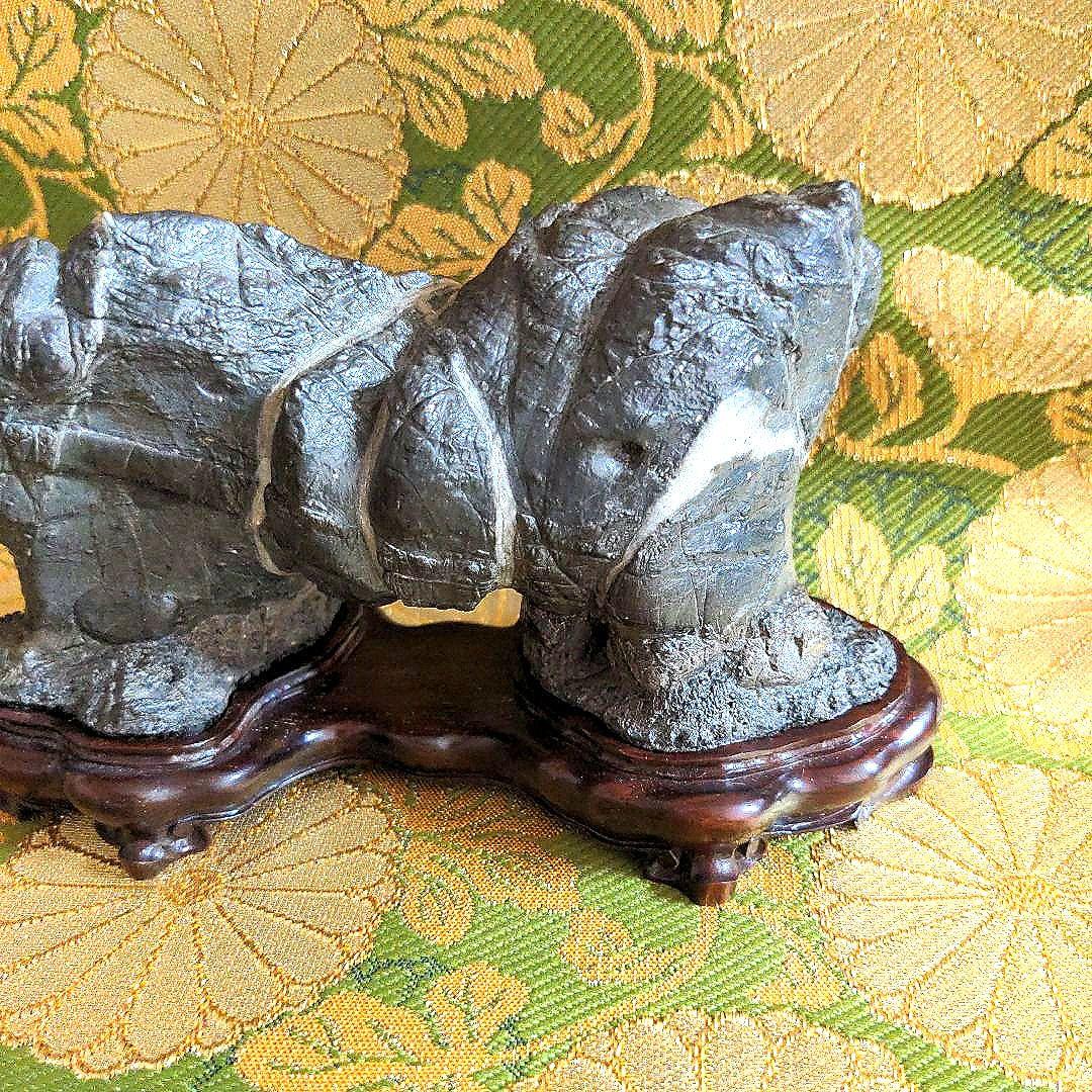 【最終価格】紀州名産　古谷石　円月島　水石　盆石