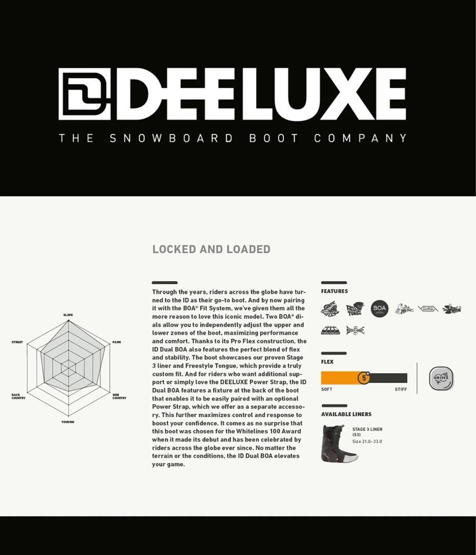 Deeluxe ID BOA スノーボードブーツ 24.0新品