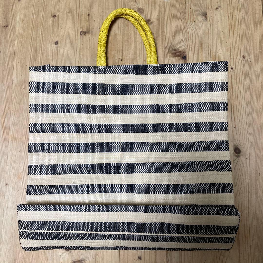 イエナ　美品アニエスべー　ラフィアバッグ