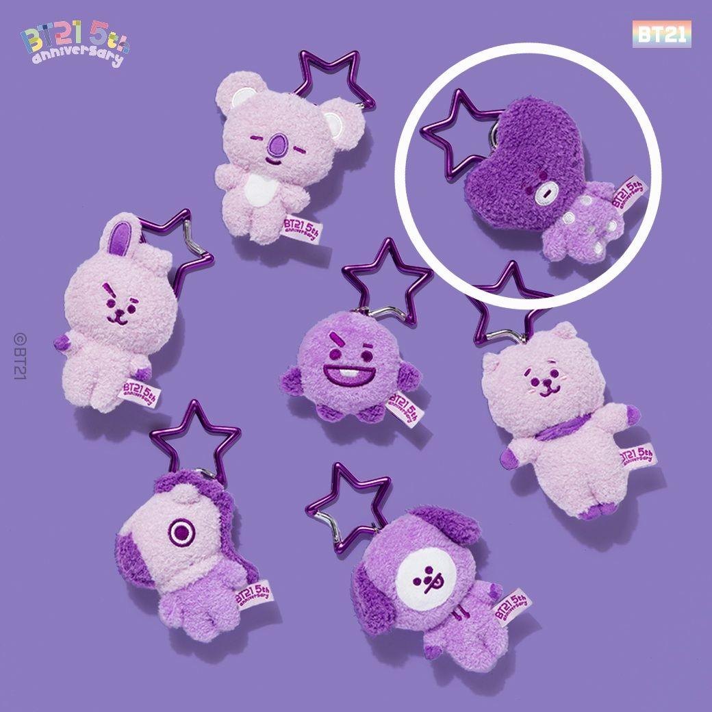 BTS/V/テテ/テヒョン/FRIENDSピンクくま/BT21/キーホルダー