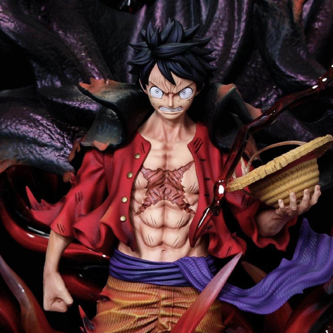 ワンピース 覇王色の覇気 新四皇 ルフィ ガレージキット フィギュア