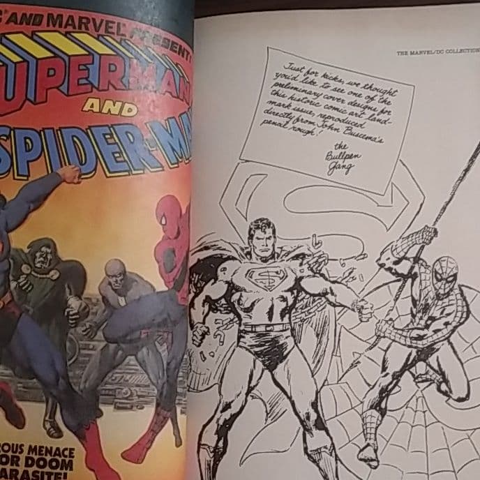 DC VS マーベル、スーパーマンVSスパイダーマン