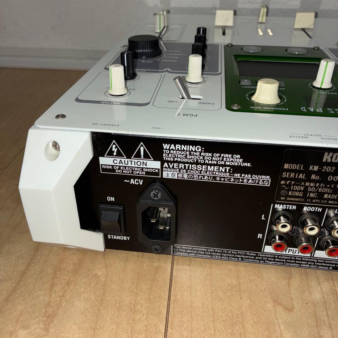 希少動作品！　KORG KM２０２　DJミキサー　KAOSS PAD