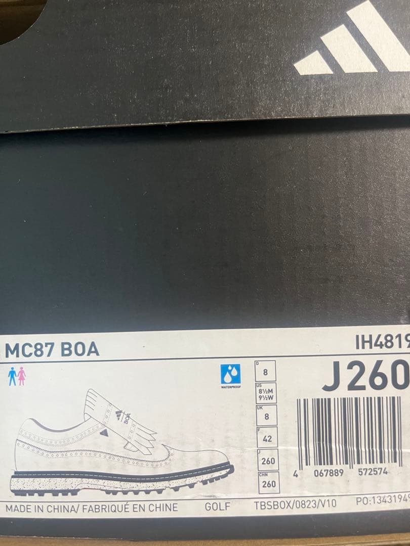 専用　新品　MC87 ゴルフシューズ　BOA アディダス　adidas 26