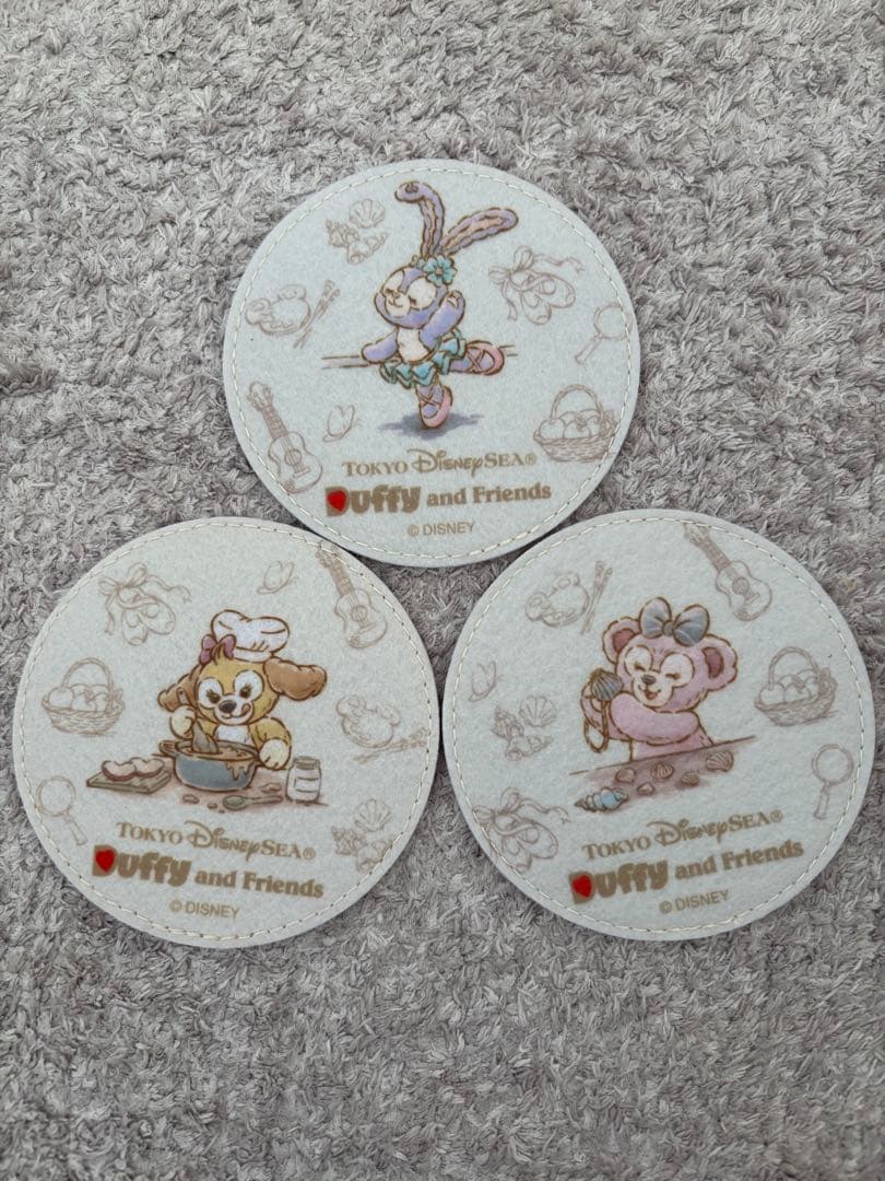 ディズニー フィルドウィズ ダッフィー ステラルー ドーナツ コースター 新品