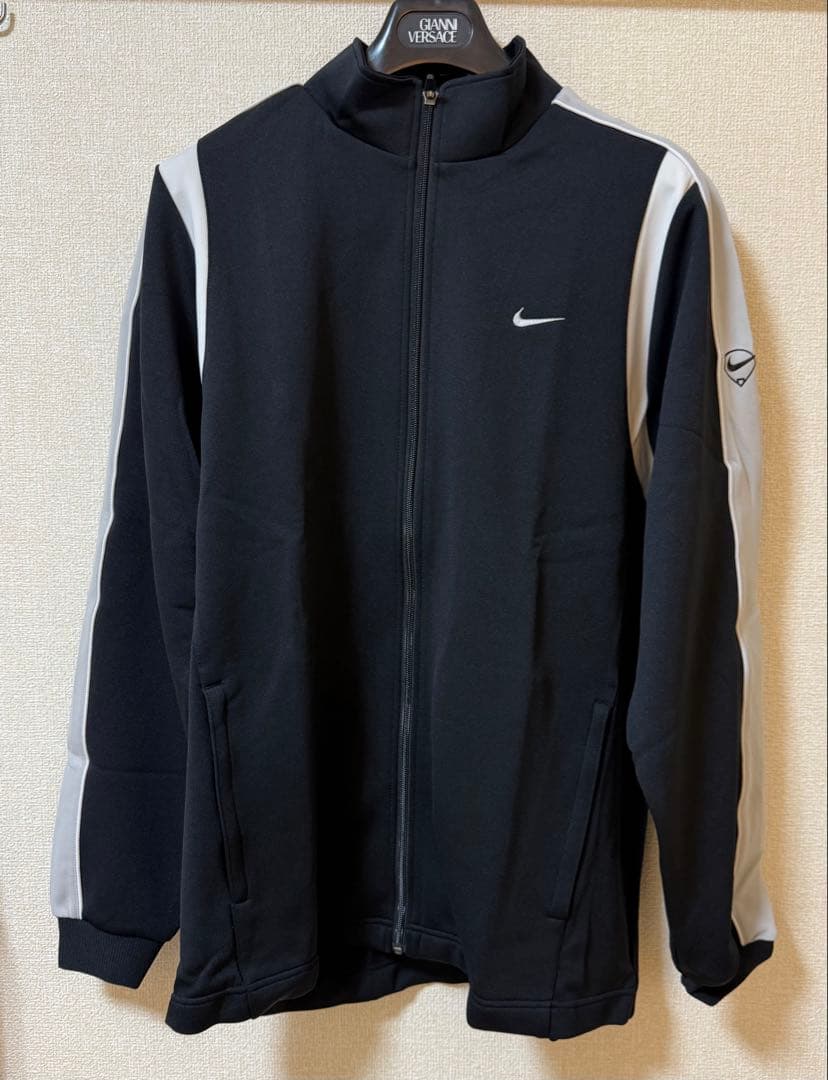【新品タグ付】NIKEナイキBASEBALLジャケット黒ジャージ2XL