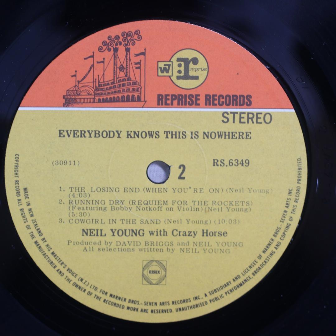 NZ盤LP Neil Young with Crazy Horse ニールヤング