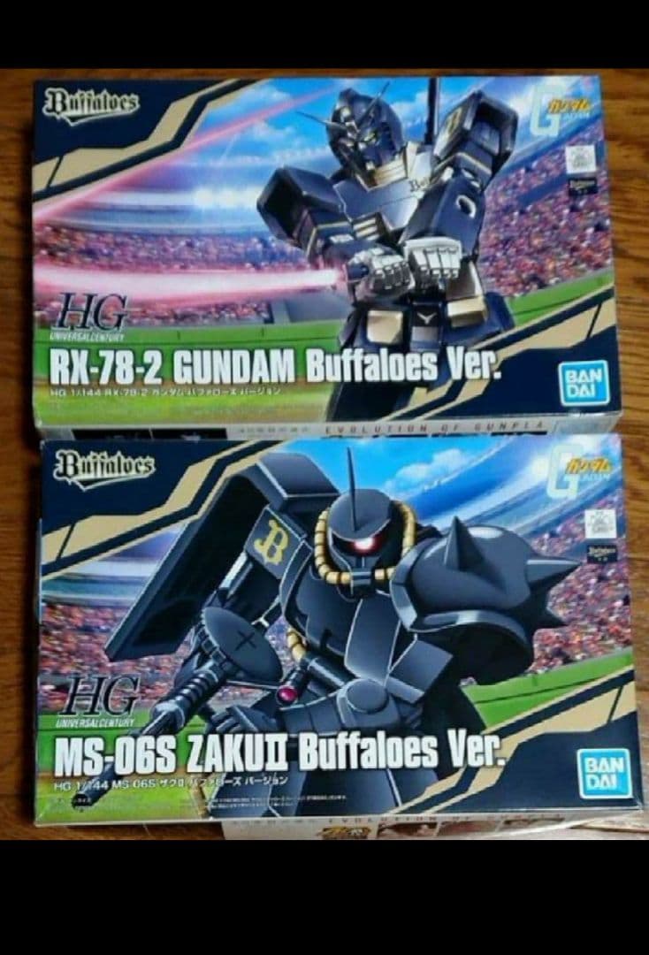 ガンダム40周年　ガンダム ザク【阪神タイガース】【オリックスバファローズ】