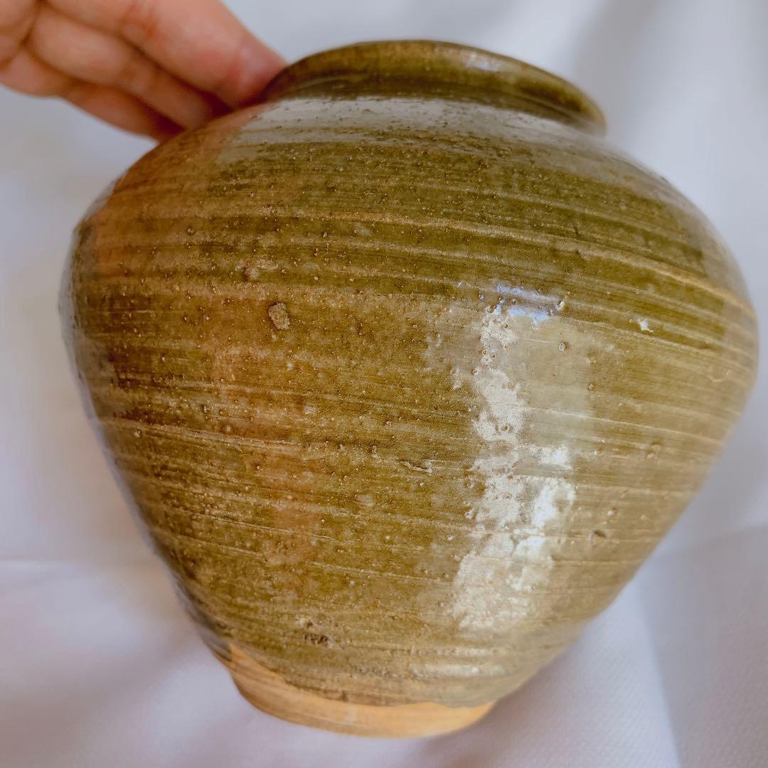 李朝　高麗　壺　骨董品　アンティーク　青磁　朝鮮　韓国