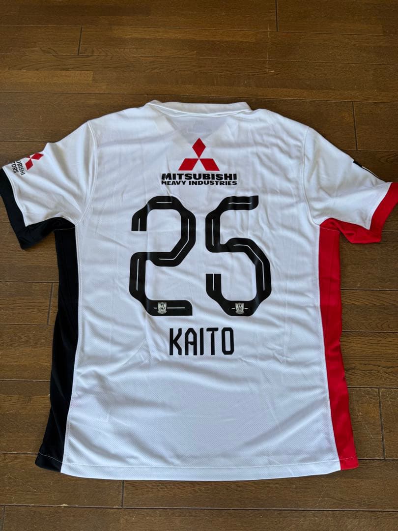浦和レッズ　2025年レプリカユニフォーム　2nd No.25安居海渡　2XL