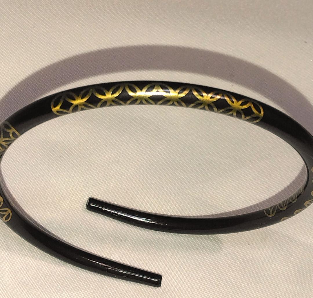 茶道具　金工師木村清五郎作　金七宝象嵌入釜釻　金七宝象嵌入釜鐶　超美品！！