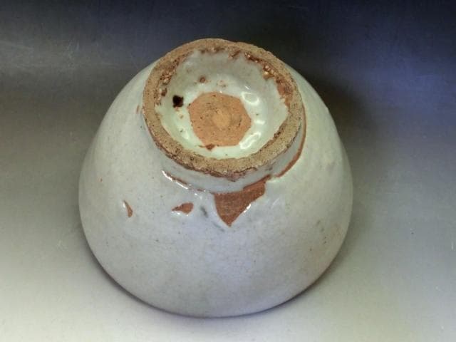 茶碗■李朝 白釉 古茶碗 砂高台 お茶道具 ぐい呑み 古玩 唐物 中国 時代物■