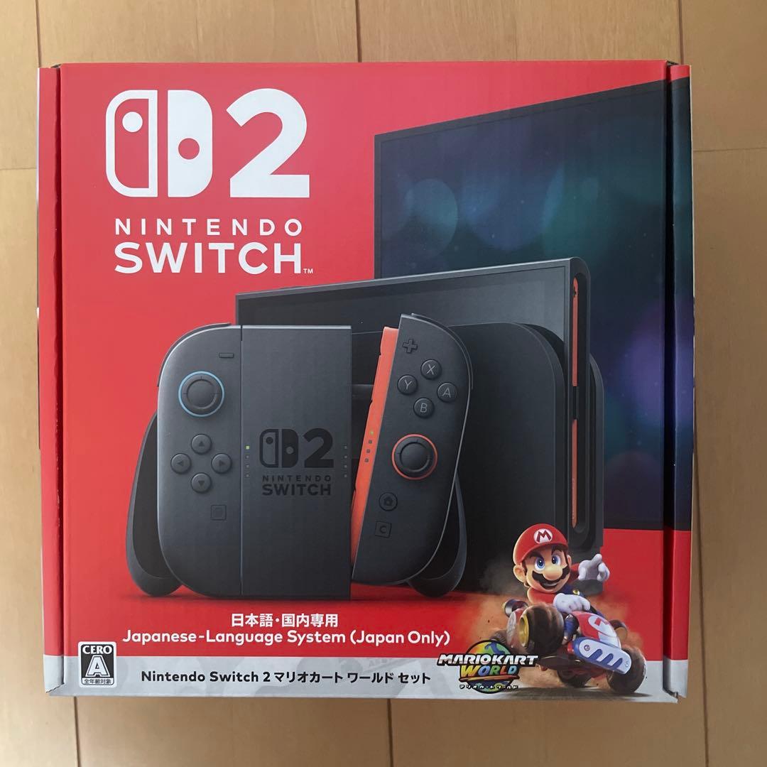 Switch2 マリオカートワールドセット　保証書有　本日発送