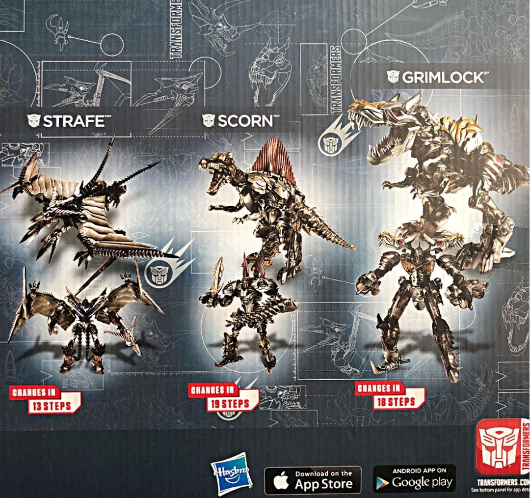 【匿名配送】トランスフォーマー　ダイノボット5パック