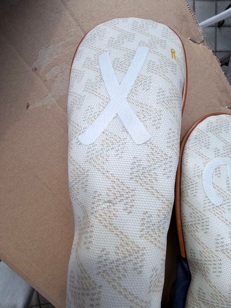 杉崎レザレクション　ゴルフキャディバック　ヘッドカバーセット