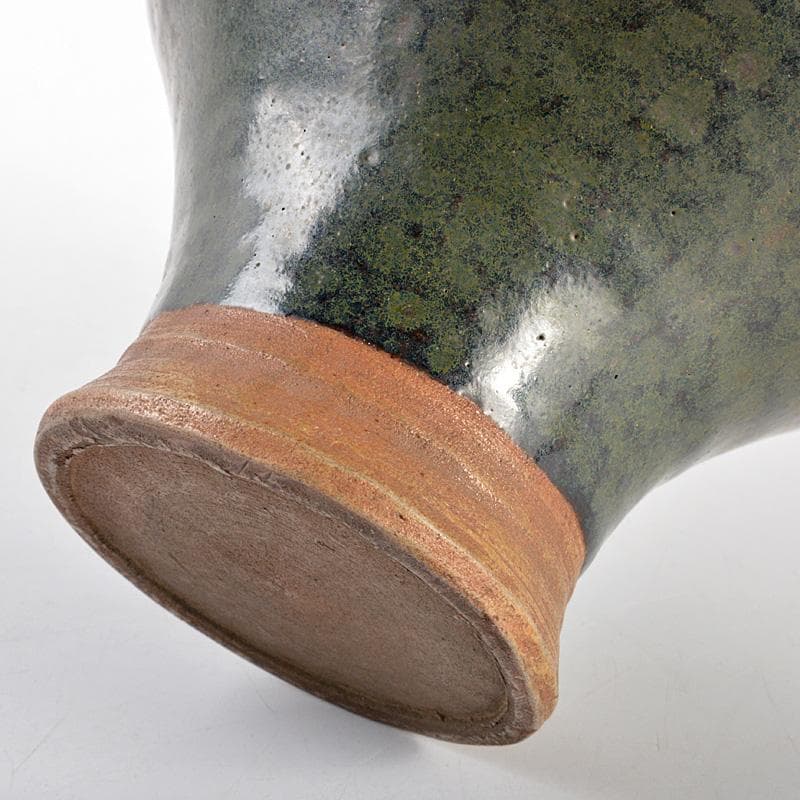 中国　油滴天目釉　壷　梅瓶　時代箱　M　R5663C