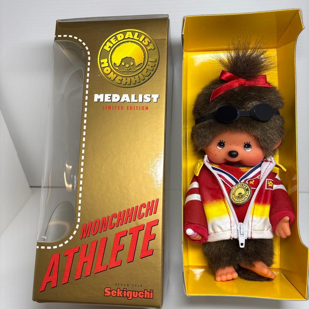 新品 2008年発売 金メダル 水泳 モンチッチ 02524