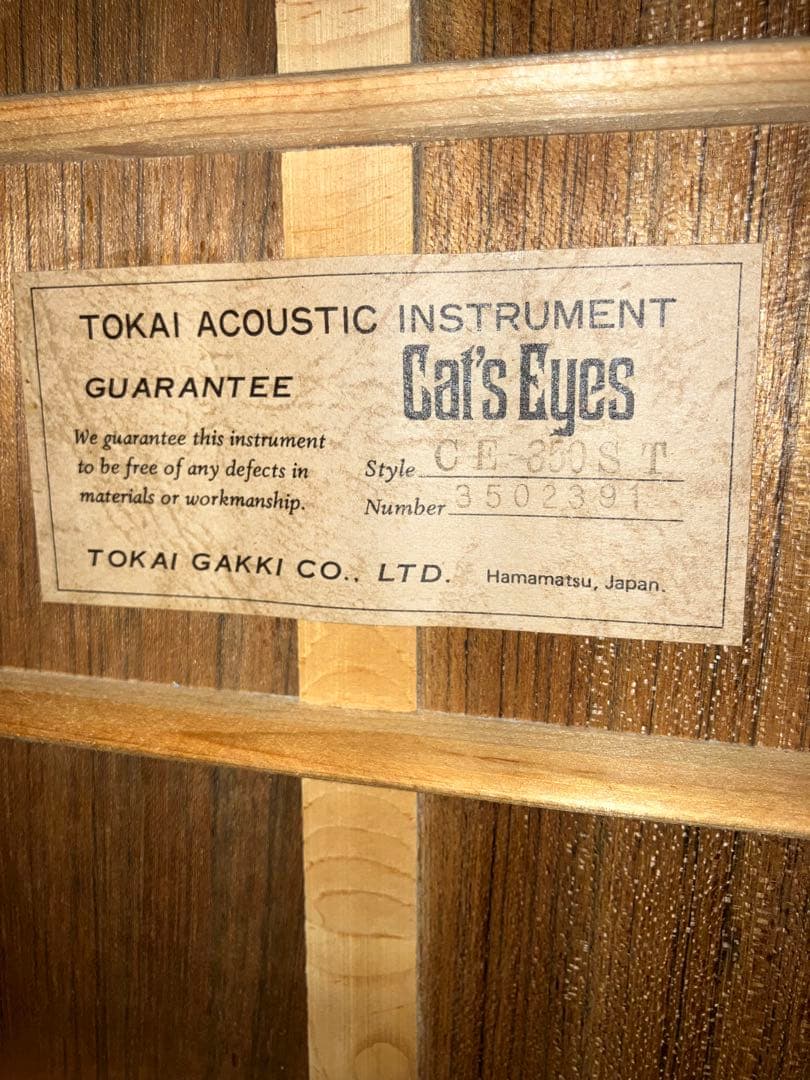 Cat's Eyes キャッツアイ CE-350ST アコギ 日本製 整備済