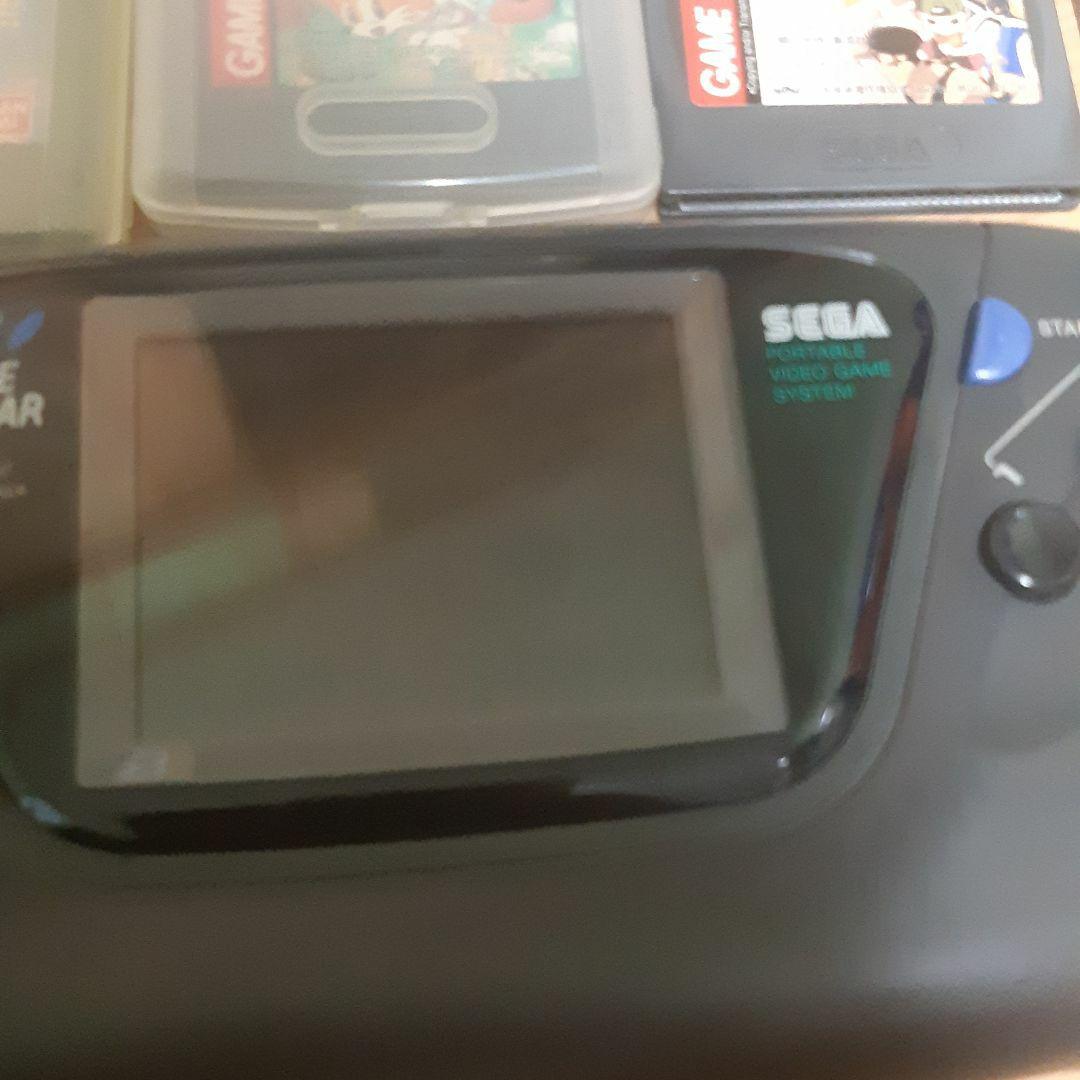 SEGAゲームギア本体(ジャンク品)ソフト7本セット