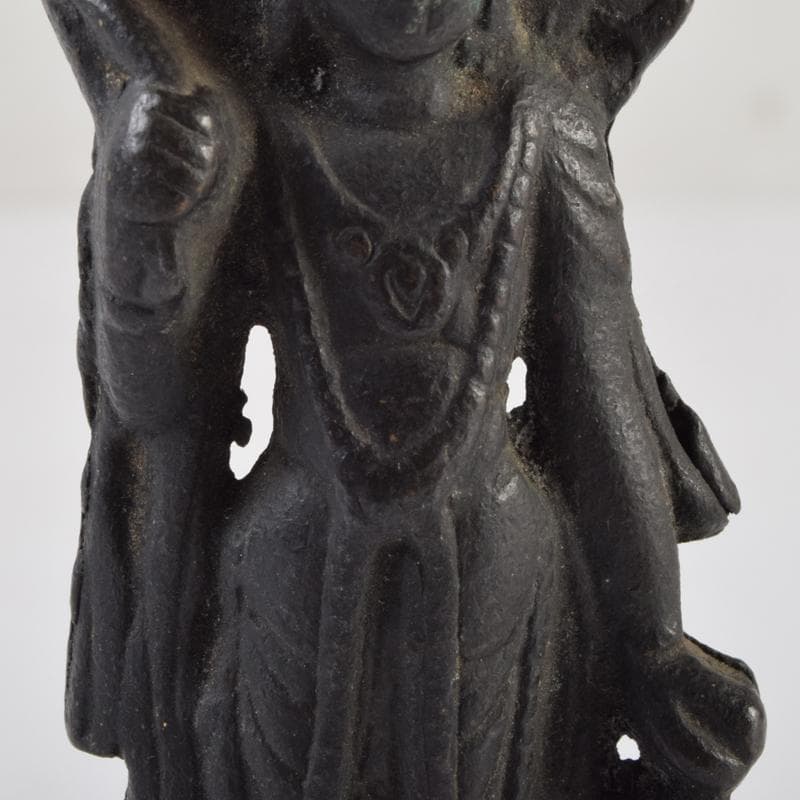 仏教美術　古銅　観音像　仏像　置物　C　9103