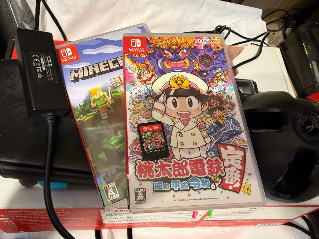 【美品】Nintendo Switch 本体フルセット おまけ付き