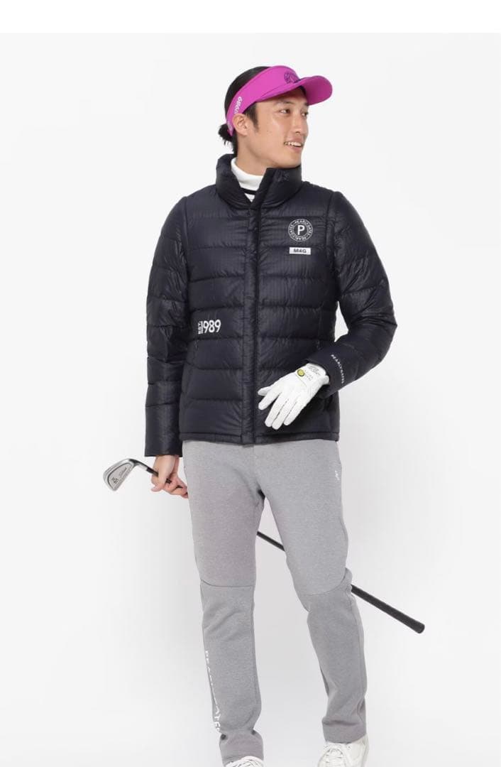 パーリーゲイツ ナイロンメカニカルストレッチドビー プレイダウン