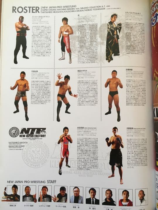 プロレス　Tシャツ　武藤敬司vs棚橋弘至プリント　記念パンフレット付き