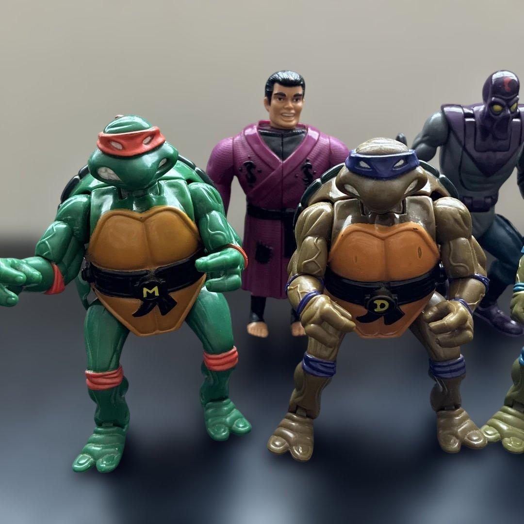 ミュータントタートルズ アクションフィギュア 8体セット