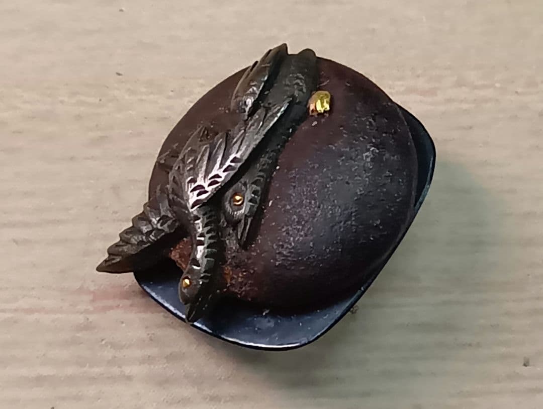 煙草入れ／前金具雁