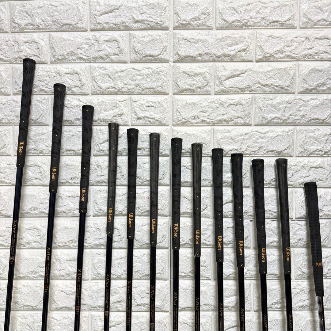 ゴルフセット　使用一回　Wilson ラウンド仕様　メンズ　右打ち　未使用多数