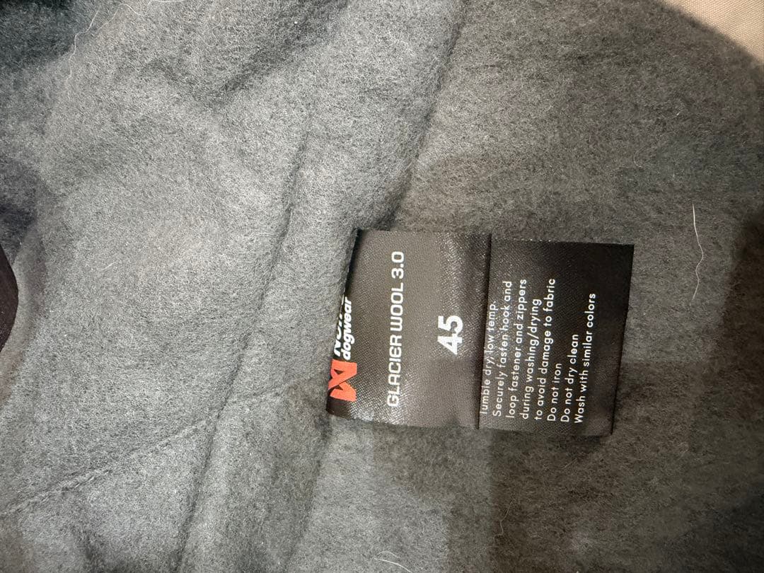 Glacier wool jacket 3.0 極寒地用高機能犬用ジャケット