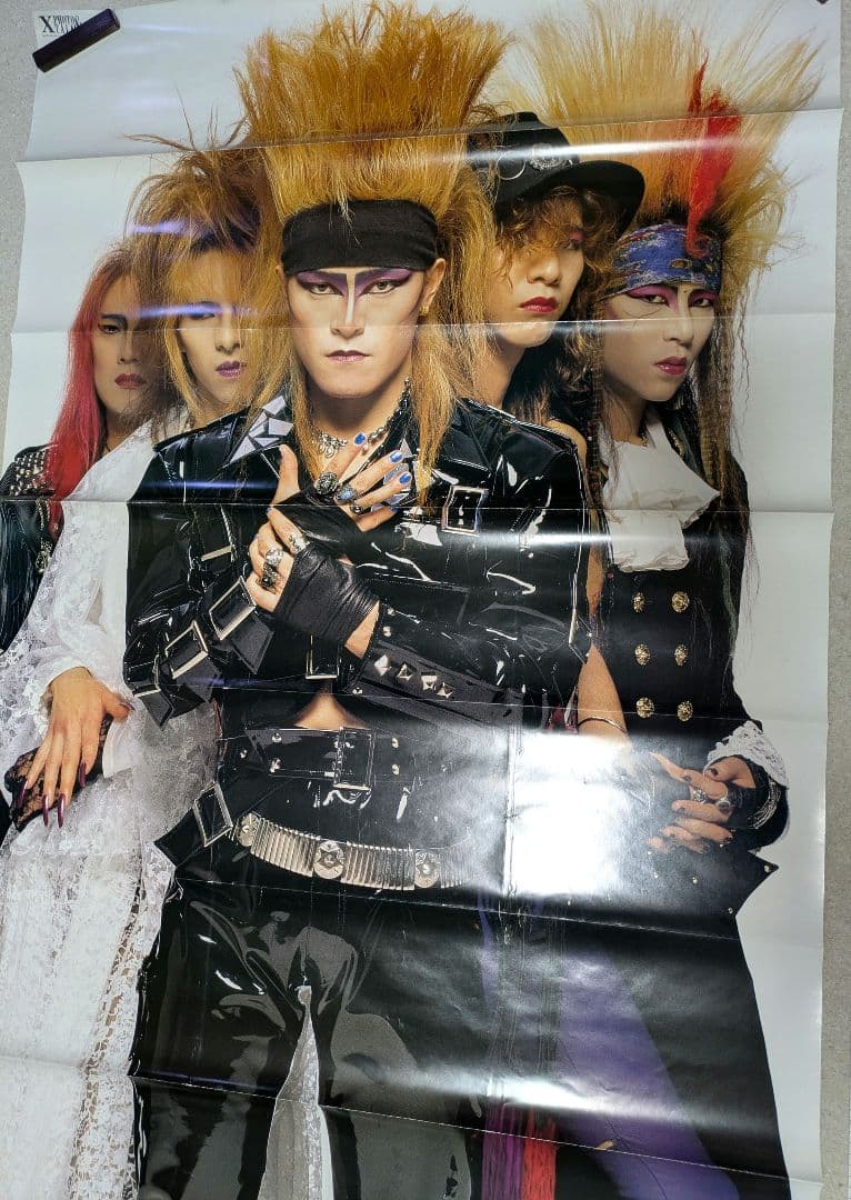X バンドポスター 6枚セット XJAPAN YOSHIKI 当時物