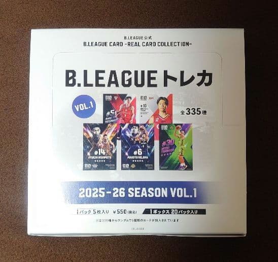 Bリーグカード　B.LEAGUE　2025-26 SEASON VOL.1