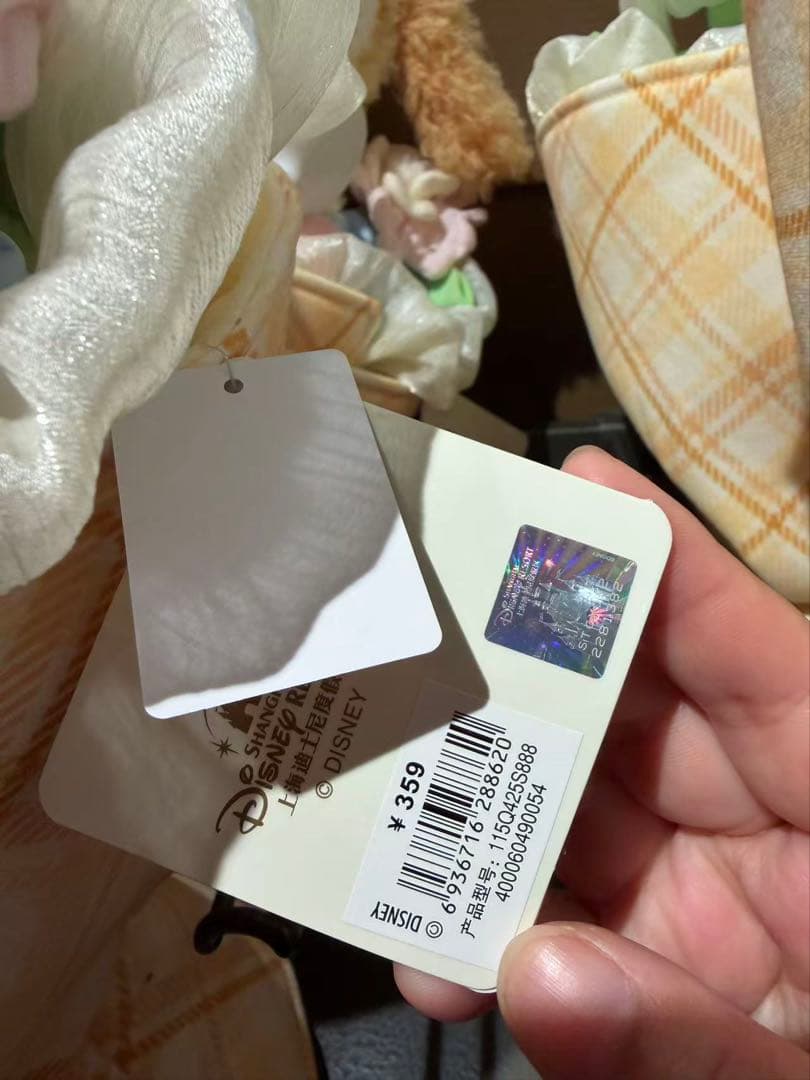 上海ディズニー クッキーアン　ぬいぐるみ 花束型