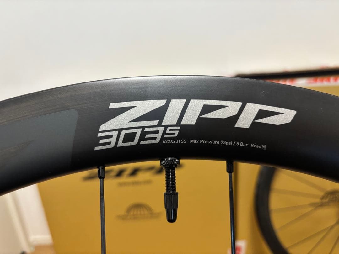 Zipp 303 S カーボンホイール 前後セット フックレス チューブレス