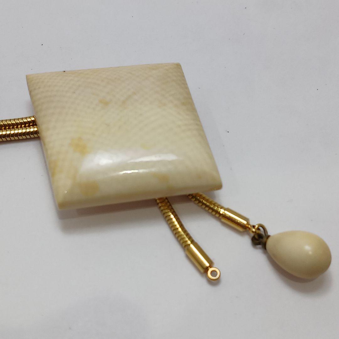 Y2892-2 高級彫刻 ネックレス 3点セット 計89.7g