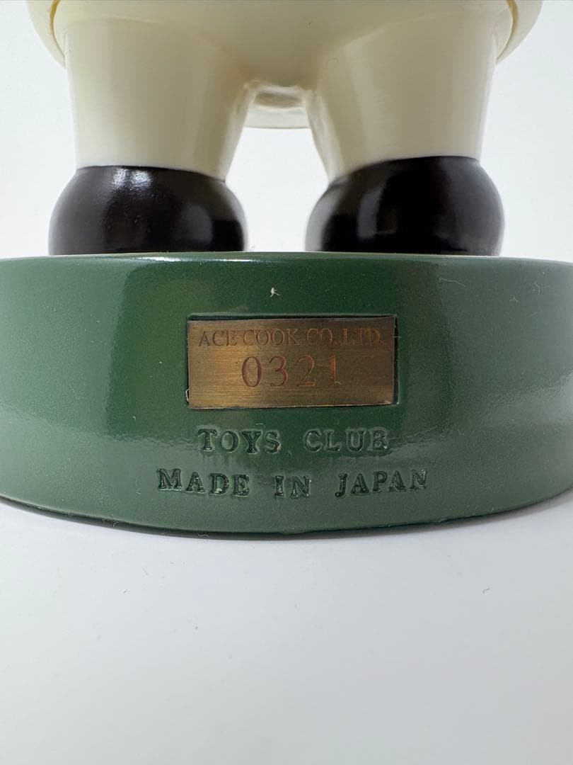 【最安値】エースコック こぶた 首振り人形 緑台座 ワンタンメン 刻印あり