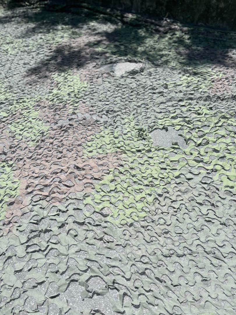 米軍　実物　カモフラージュネット　偽装ネット　② カバー付き　送料無料