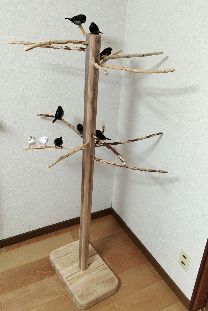 【小鳥〜中型鳥さん用】眺めのいい♬ゆったりバードスタンド