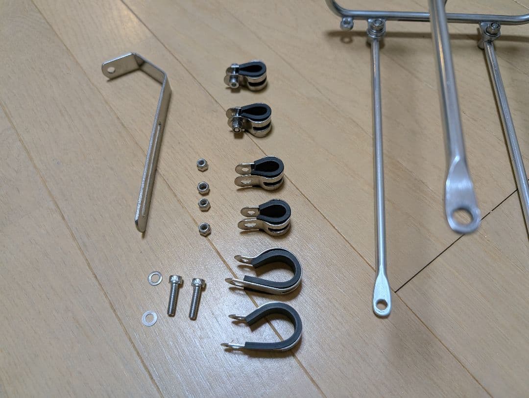 パーツ *NITTO* M-1B front rack (silver)