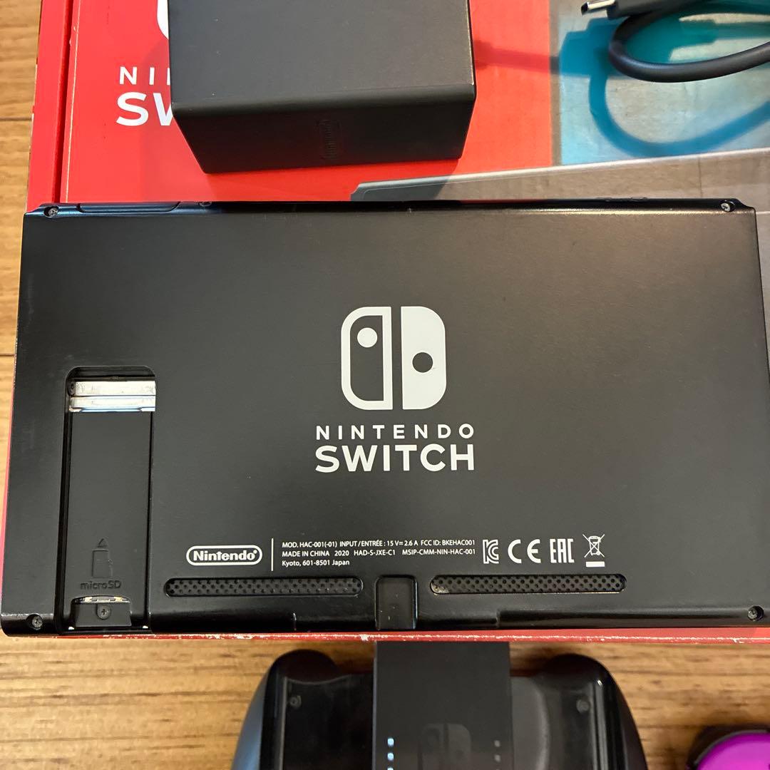 ダ*キ様 Nintendo Switch 本体 カラージョイコン付き