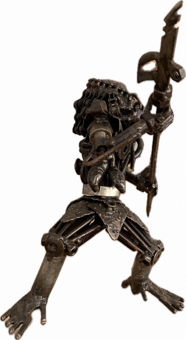 プレデター メタルフィギュア 鉄製 オブジェ ハンドメイド　B