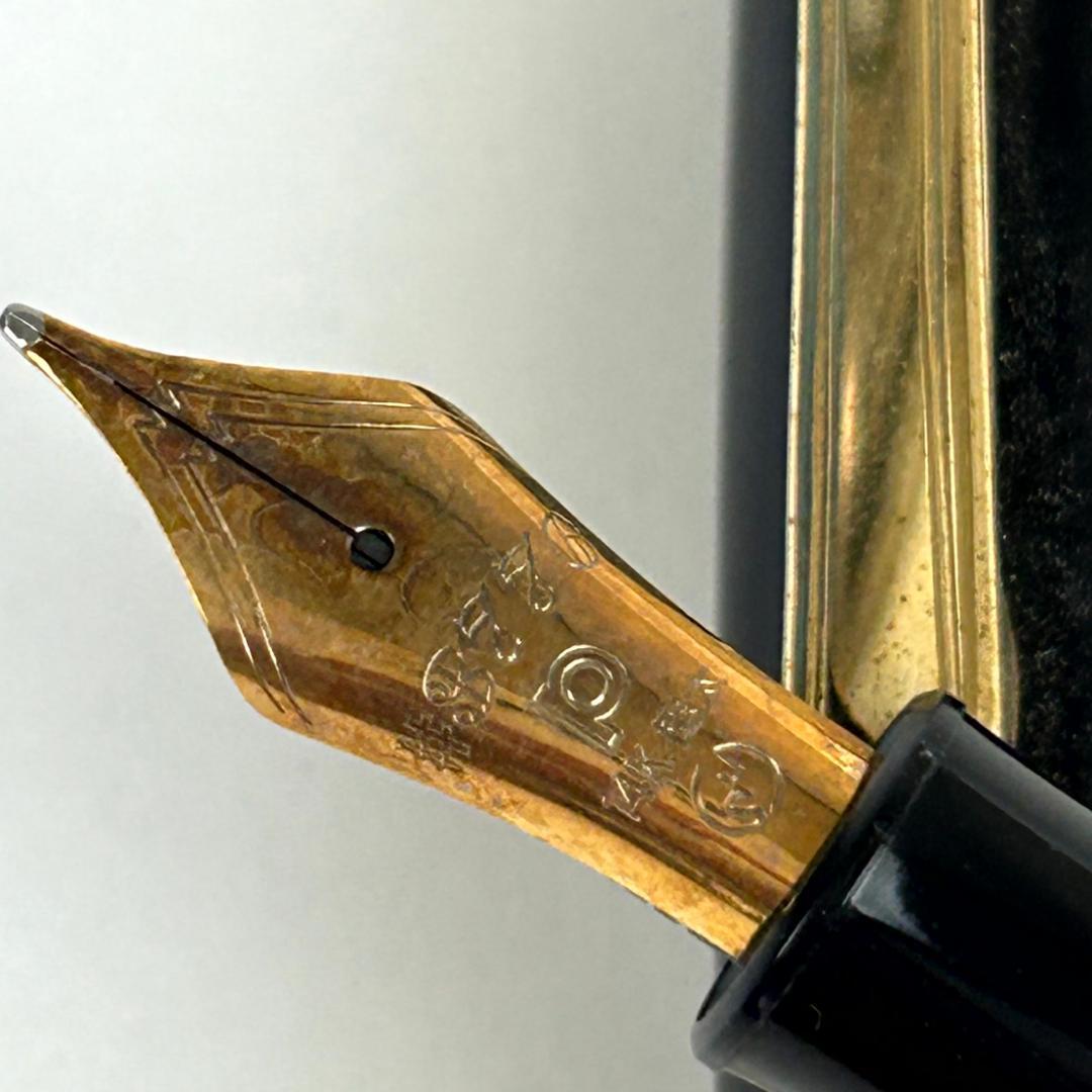 PLATINUM　プラチナ 万年筆　#3776　黒　14K　極太